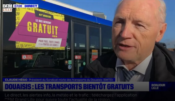 Le bus bientôt gratuit dans l'agglomération de Douai