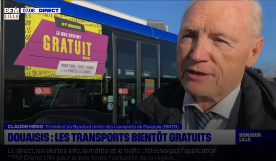 Le bus bientôt gratuit dans l'agglomération de Douai